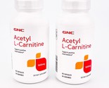 GNC Acetyl L Carnitine Positive Mood Balance 500mg 60ct Lot of 2 BB05/24 - $23.17