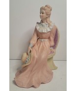 Homco No. 1439 Courtney&#39;s Dream Ceramic Seated Lady 1980&#39;s - $15.00