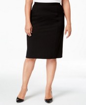 Kasper Womens Black Knee Length Wear to Work Pencil Skirt Plus 14W - £35.03 GBP