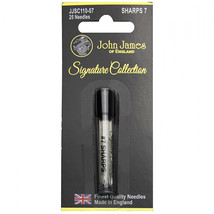 John James Signature Collection Sharps Size 7 Needles 25 Count - £14.34 GBP