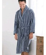 Majestic Men&#39;s Endeavour Terry Velour Shawl Robe, 100% Cotton  Large/XL - $28.50