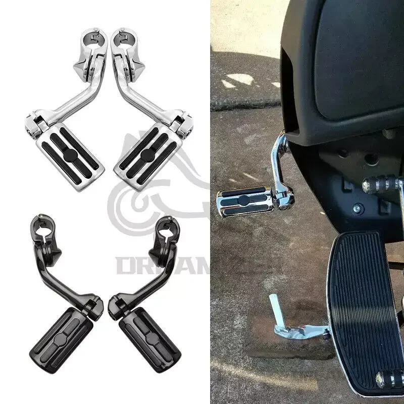 Motorcycle Highway Foot Pegs Footrest For Harley Davidson Road Street Gl... - £42.56 GBP+