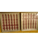 Vintage  Finial Drop Christmas Ornaments  2 set of 6 (12 Total) 1999 sha... - $402.18 MXN