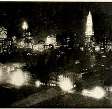 Woolworth Building Lower New York City 1930s Brooklyn Postcard Edison Co... - $24.99