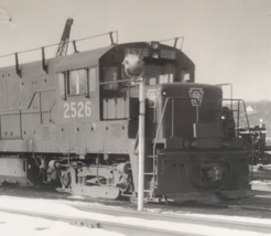 Pennsylvania Railroad PRR Pennsy #2526 U25B GF-25 Locomotives Train Photo 1965 - £7.44 GBP