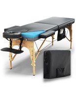 Luxton Home Memory Foam Massage Table Portable Foldable Massage Bed Adju... - $386.53 CAD