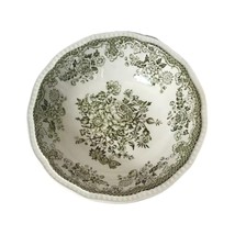 Kensington Staffordshire Ironstone Balmoral Green 1801 Soup Cereal Bowl - $9.99