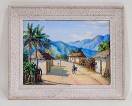 &quot;Los Teques, Venezuela&quot; Oil on Canvas Painting Signed J Cueva Framed - £2,374.08 GBP