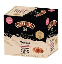 Bailey&#39;s Hazelnut Irish Cream Flavored Coffee, 18 Single Serve Cups - $280.75 MXN