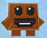 Minecraft Meat Boy Machine Embroidery Applique Design Instant Download - $4.00