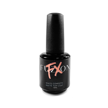 Fuzion FX Matte Top Coat - White Confetti, 15ml