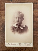 Vintage Cabinet Card. Portrait Boy. Rose Studios in Providence, Rhode Is... - £10.65 GBP