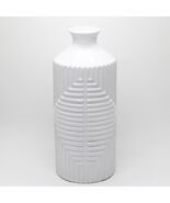 White Ceramic Vase for Flowers Large H = 14.25-inch Collectible - $56.18