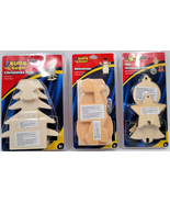 Grow And Build Wooden Christmas Tree, Ornament Set &amp; Snowman Kit Childre... - £12.58 GBP