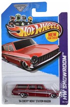 Hot Wheels &#39;64 Chevy Nova Station Wagon, [red] Showroom 195/250 - $17.24