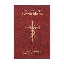 The New Saint Joseph Sunday Missal, Complete Edition (Red Vinyl) Catholi... - £33.18 GBP
