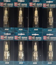 8/Pk Champion Marine Spark Plug 5838 Stainless Steel Replaces: L78V 833 833M 838 - €26,03 EUR