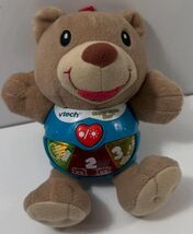 Vtech Happy Lights Bear Music 8" Plush Teddy Interactive Fully Tested &amp; ... - $13.29