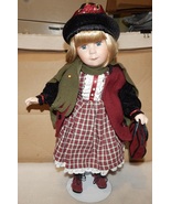 Scandinavian Doll Nordic Folk Girl With Stand Traditional Clothes 16&quot; 7N - $1,393.96 MXN