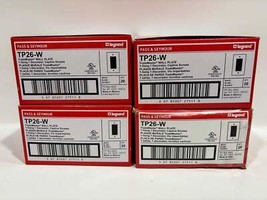 New 100PC Legrand TP26-W 1-Gang Nylon Wall Plate, 1 Decorator Opening - $50.00