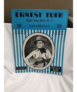 ERNEST TUBB - VINTAGE ORIGINAL 1945 SONG FOLIO / SOUVENIR PROGRAM - VG C... - $20.00