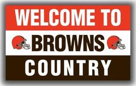 Cleveland Browns Flag 3x5ft Banner Polyester American Football browns033 - £12.67 GBP