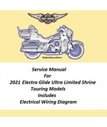 2021 Harley Davidson Ultra Limited Shrine Touring Models Service Manual  - $28.95