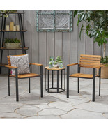 LARIS Wood &amp; Metal Patio Chair - $3,902.90 MXN
