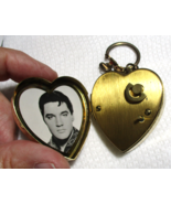 Vintage Sankyo Music Box Heart Locket Key Ring Gold Tone Japan Design, W... - $44.95