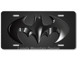 Cool Batman Inspired Art on Gray Grill FLAT Aluminum Novelty License Tag... - £14.08 GBP