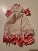 Vintage Barbie Ken Skipper Doll Accessory Clothing White Red Dress VTG - £7.38 GBP