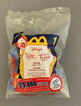 McDonalds TIGGER #1 Happy Meal Soft Toy Disneys The Tigger Movie 2000 - £4.65 GBP