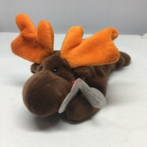 Ty Beanie Baby Moose Original Plush Stuffed Animal Retired W Tag April 27 1993 - £15.79 GBP