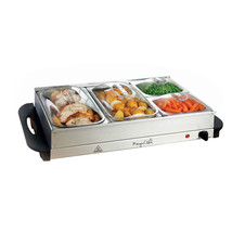 MegaChef Buffet Server & Food Warmer With 4 Removable Sectional Trays , Heated W - $2,501.51 MXN