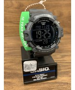 Casio AE1500WH-8BV WIDE FACE Digital Watch 100M WR 10 Year Battery 5 Ala... - $533.52 MXN