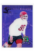 1997 Playoff First &amp; Ten Kickoff Tony Gonzalez #K62 Acetate Rookie RC HO... - $157.40 MXN