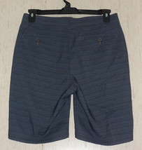 NEW MENS PEBBLE BEACH DRY-LUXE PERFORMANCE DARK GRAY PLAID SHORTS   SIZE 32 - $25.20