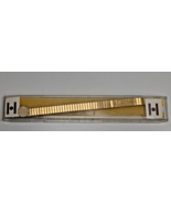 NOS VINTAGE HIRSCH 6&quot; Yellow Stainless SS Womens Watch Band 8-12mm Model... - €17,05 EUR