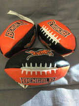 Set of 3 NFL Hacky Sack Kick Ball Cincinnati Bengals Mini 3.5&quot; - £10.24 GBP