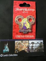 Rapunzel Tangled Wreath Happy Holidays 2014 LE4000 WDW 2014 Disney Pin - £25.91 GBP