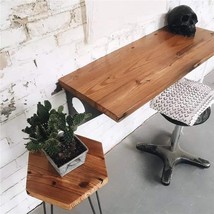 Fof Friend Of Family Industrial Rustic Wall-Mounted Table, Dining Table Desk, - £135.85 GBP