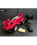 2015 MerchSource Red RC Car w Remote Radio Control &amp; Batttery Pack Charg... - £41.43 GBP