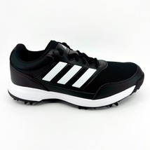 Adidas Tech Response 2.0 Black White Mens Rubber Spike Golf Shoes EE9122 - $59.95