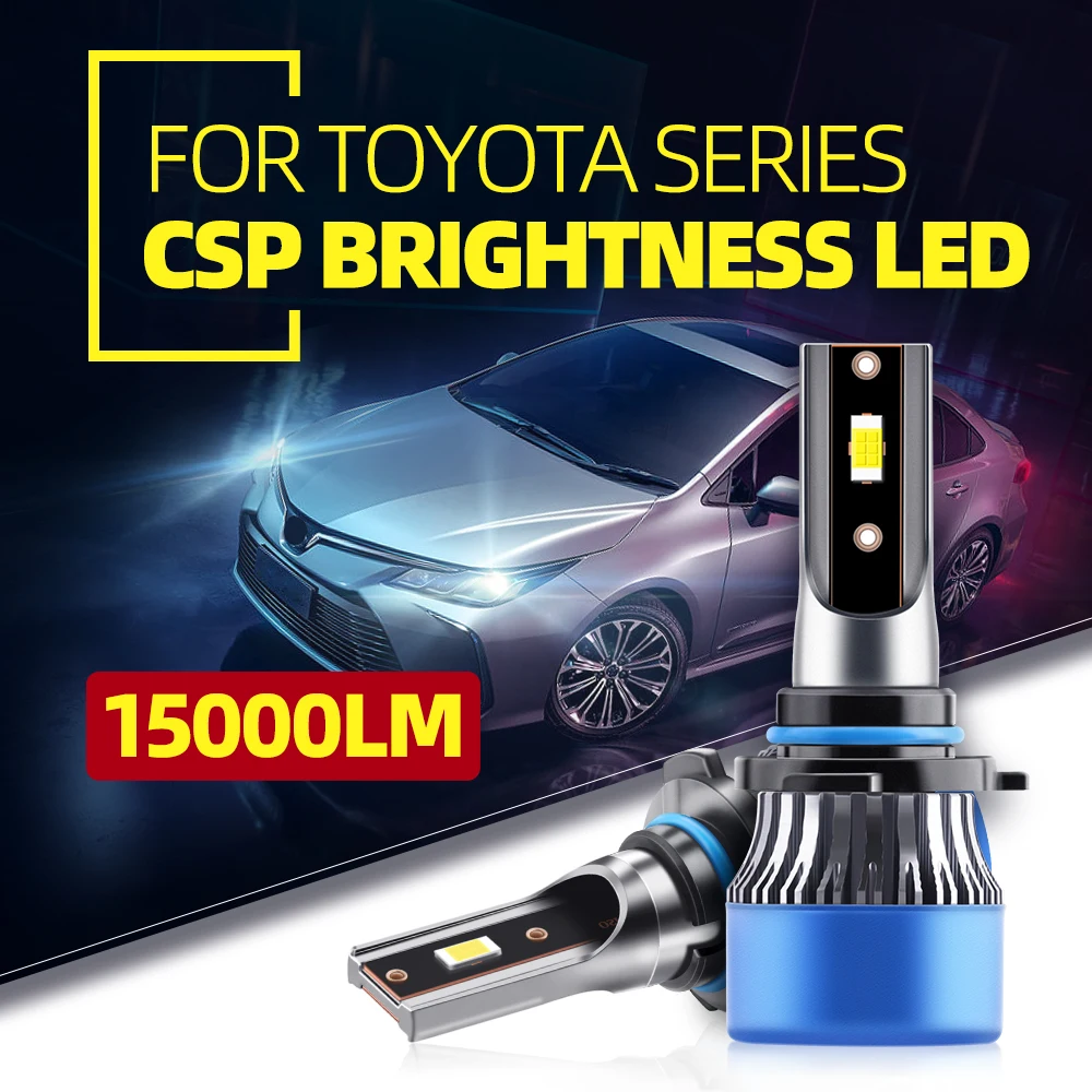 H7 H11 H9 H8 Car LED Headlight Bulbs For Toyota Corolla 4Runner Highlander - £26.72 GBP+