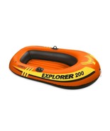 Intex - Explorer 200 Inflatable Boat Capacity of 2 People, Orange - £14.05 GBP