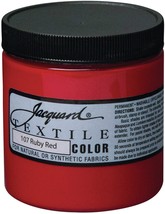 Jacquard Textile Color Fabric Paint 8oz-Ruby Red - $749.19 MXN