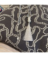Elegant Silver Beaded Tassel Necklace - €8,25 EUR
