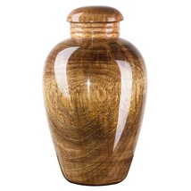 Stunning and very special wooden mango Cremation Funeral urn for ashes Unique Me - £49.75 GBP