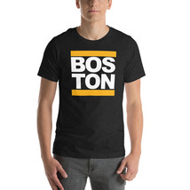 BOSTON BRUINS Run Style T-SHIRT Short Sleeve Tee Ice Hockey Team BOS Cha... - £14.61 GBP+