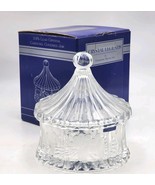 Godinger Crystal Legends Carousel Candy Dish 24% Lead Crystal Jar w/ Lid... - $56.24 CAD